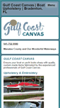 Mobile Screenshot of gulfcoastcanvas.com